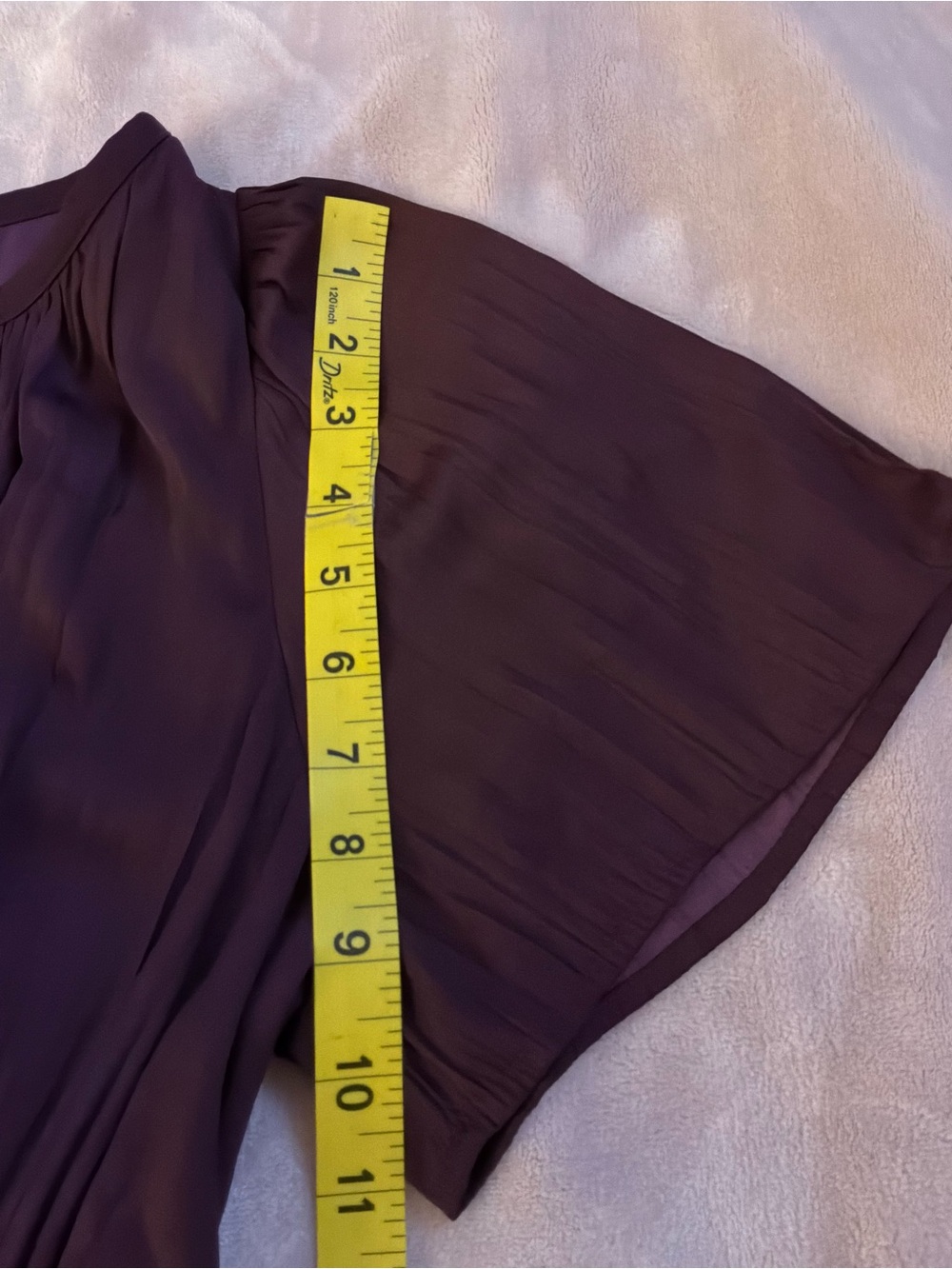 Anthropologie Women's Purple Tiered Maxi Dress with Smocked Waist - Picture 7 of 11